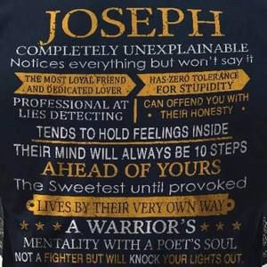 Meet your Posher, Joseph